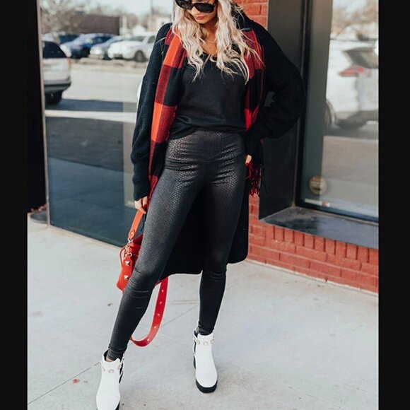 Ralph Lauren Purple Label Lamb Leather Side-zip Pants - Picture 1 of 12